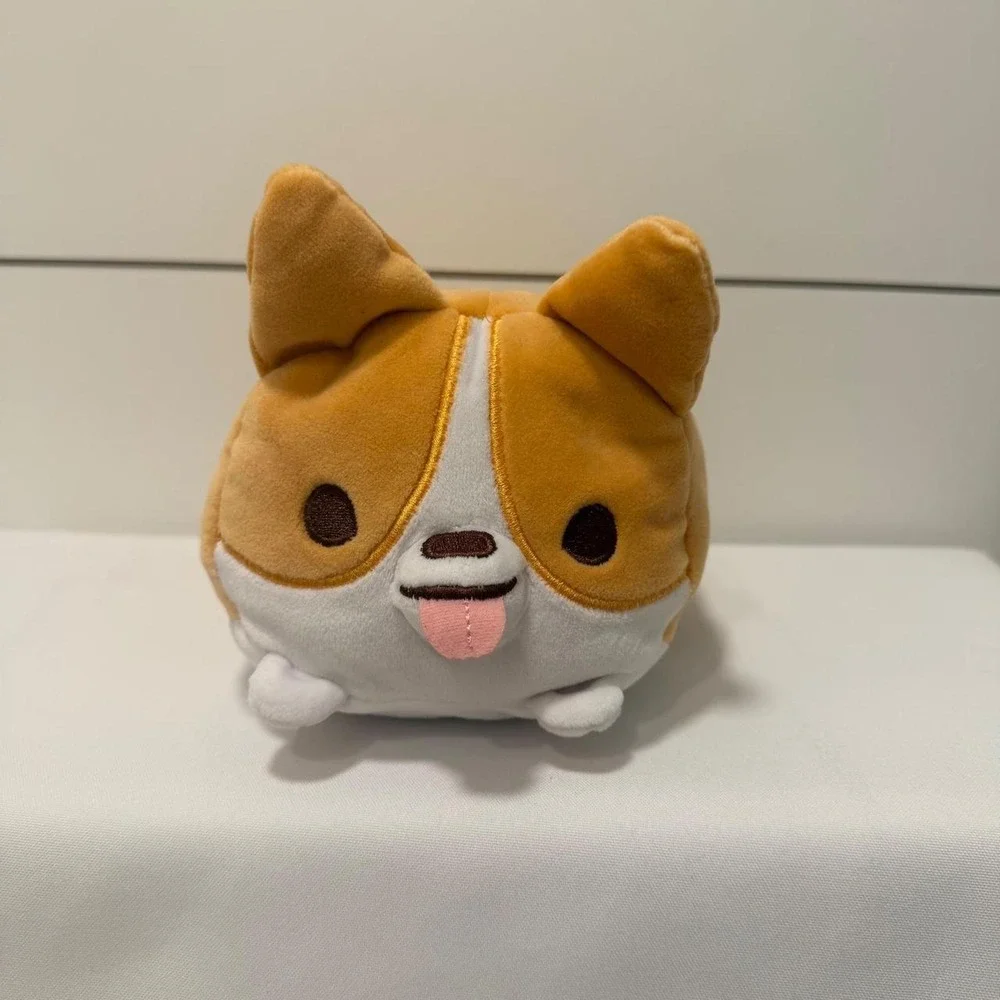 Thousand Skies Corgi Loaf Plush Orange White Dog Stuffed Animal Kawaii